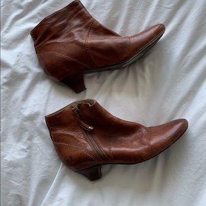Brown Frye booties